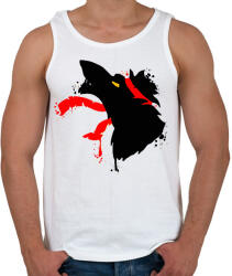 printfashion Wolfie - Férfi atléta - Fehér (2311574)