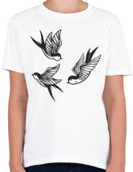 printfashion fecske - Gyerek póló - Fehér (16248827)