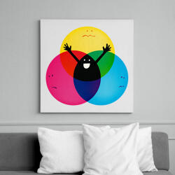 printfashion Nobody's child - Vászonkép - Fehér (6621208)