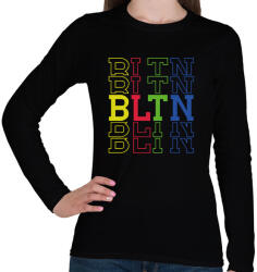 printfashion BLTN - Balaton - Női hosszú ujjú póló - Fekete (7349860)