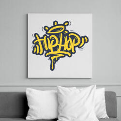 printfashion Hip-hop - Vászonkép - Fehér (6633244)