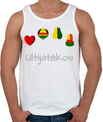 printfashion Ulti játékos #1 - Férfi atléta - Fehér (7443256)