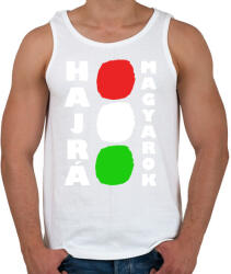 printfashion Hajrá Magyarok! - Férfi atléta - Fehér (16184875)