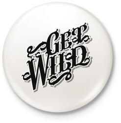 printfashion Megvadulva - Kitűző, hűtőmágnes - Fehér (3074413)