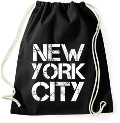 printfashion New York City - Sportzsák, Tornazsák - Fekete (4383863)