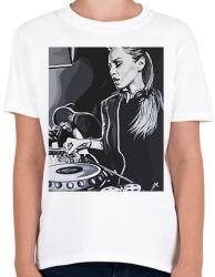 printfashion Deborah de Luca - Gyerek póló - Fehér (1798289)