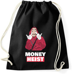 printfashion MONEY HEIST - Sportzsák, Tornazsák - Fekete (10896647)