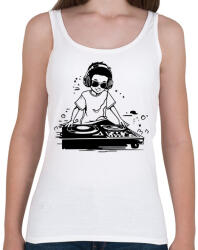 printfashion dj - Női atléta - Fehér (16211034)