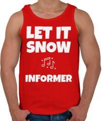 printfashion INFORMER - Férfi atléta - Piros (9550671)