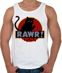 printfashion Rawr - Férfi atléta - Fehér (2051777)