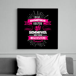 printfashion Bátor kozmetikus - Vászonkép - Fekete (6653677)