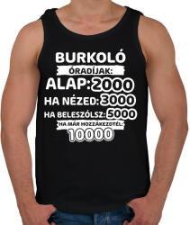 printfashion Burkoló óradíjak - Férfi atléta - Fekete (9397577)