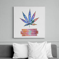 printfashion Nem elég vicces - Vászonkép - Fehér (6620142)