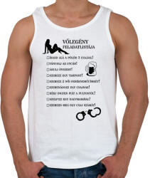 printfashion Vőlegény feladatlistája - Férfi atléta - Fehér (7554980)