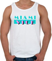 printfashion Miami Vice - Férfi atléta - Fehér (905953)