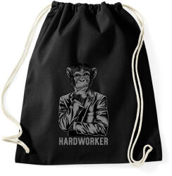 printfashion Hardworker - Sportzsák, Tornazsák - Fekete (1541888)