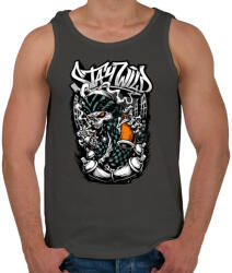 printfashion Maradj vad - Férfi atléta - Sötétszürke (82858)