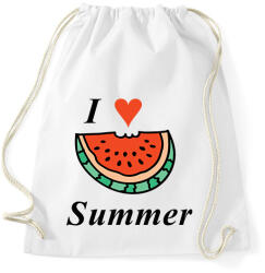 printfashion i love summer - Sportzsák, Tornazsák - Fehér (1584595)