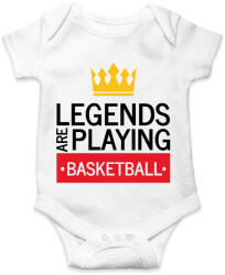 printfashion Legends are playing basketball - Baba Body - Fehér (7159426)