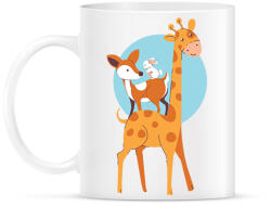 printfashion A három jóbarát - Bögre - Fehér (1793597)