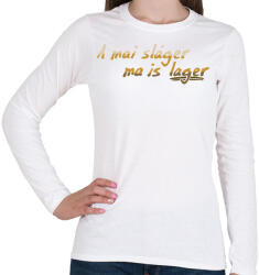 printfashion Lager (version 1) - Női hosszú ujjú póló - Fehér (13397482)