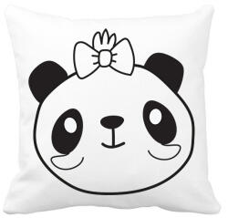 printfashion Panda páros 2 - Párnahuzat, Díszpárnahuzat - Fehér (6078390)