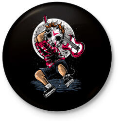 printfashion Törd meg a csendet! - Kitűző, hűtőmágnes - Fekete (3094188)