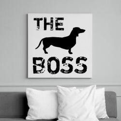 printfashion The boss - Vászonkép - Fehér (6635168)