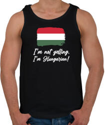 printfashion I'm not yelling - Férfi atléta - Fekete (7415924)