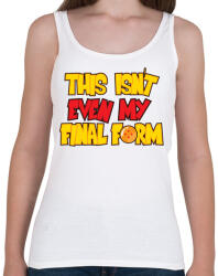 printfashion Dragon Ball - Ez még nem a végső formám - Női atléta - Fehér (974923)