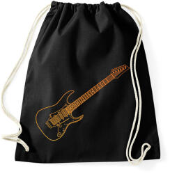 printfashion Gitár - Sportzsák, Tornazsák - Fekete (5996831)