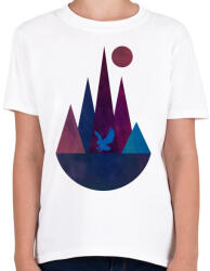 printfashion Sas és hegyek - Gyerek póló - Fehér (5239020)
