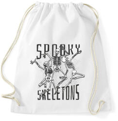 printfashion Ijesztő csontvázak - Sportzsák, Tornazsák - Fehér (5630916)