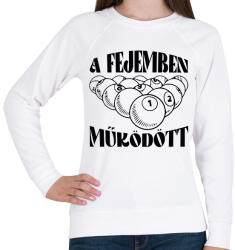 printfashion A fejemben működött - Női pulóver - Fehér (11789838)