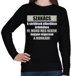 printfashion Szakács - Női pulóver - Fekete (1492926)