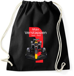 printfashion Max Verstappen 1 autóversenyző - fehér felirat - Sportzsák, Tornazsák - Fekete (16044868)