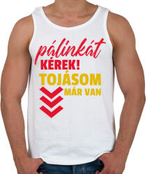 printfashion Pálinkát kérek 2 - Férfi atléta - Fehér (10988486)