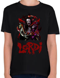 printfashion lordi - Gyerek póló - Fekete (2096680)