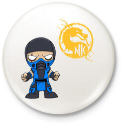 printfashion MK Sub Zero - Kitűző, hűtőmágnes - Fehér (3081972)