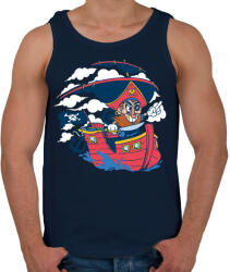 printfashion Kalóz - Férfi atléta - Sötétkék (5225668)