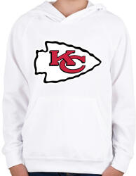 printfashion Kansas City - Gyerek kapucnis pulóver - Fehér (2169369)