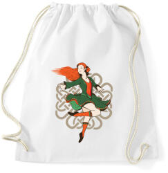 printfashion Táncosnő Retro Vintage - Sportzsák, Tornazsák - Fehér (4135412)