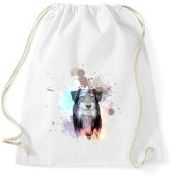 printfashion Ausztrál juhászkutya splash - Sportzsák, Tornazsák - Fehér (12474292)