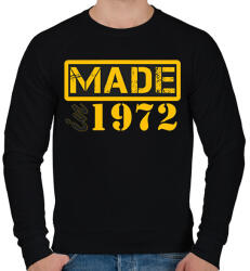 printfashion 1972 - Férfi pulóver - Fekete (12791852)