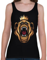 printfashion Gorilla király - Női atléta - Fekete (2918062)