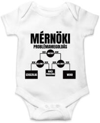 printfashion Mérnöki problémamegoldás - Baba Body - Fehér (7458919)