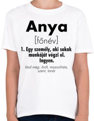 printfashion Anya jelentése - Gyerek póló - Fehér (2915586)