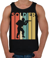 printfashion Soldier (colorful) - Férfi atléta - Fekete (7701695)