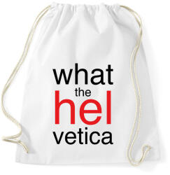 printfashion Whta the Helvetica - Sportzsák, Tornazsák - Fehér (7254460)