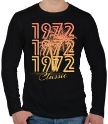 printfashion 1972 - Férfi hosszú ujjú póló - Fekete (12229064)